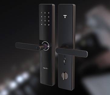 E15 Smart Lever Lock Acrylic Touchscreen Smart Residential Lock