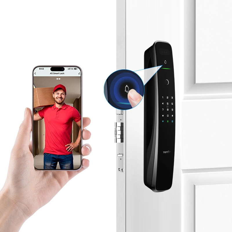 Smart Fingerprint Palm Vein Door Lock WiFi Connected Keyless Smart Locks