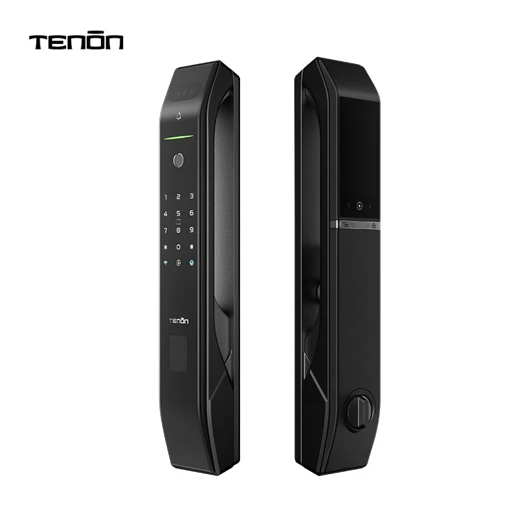 Tenon D7 pro 3D Face Recognition Built-in WiFi Palm Vein Unlock Smart Door Lock with Display And Digital Door Viewer